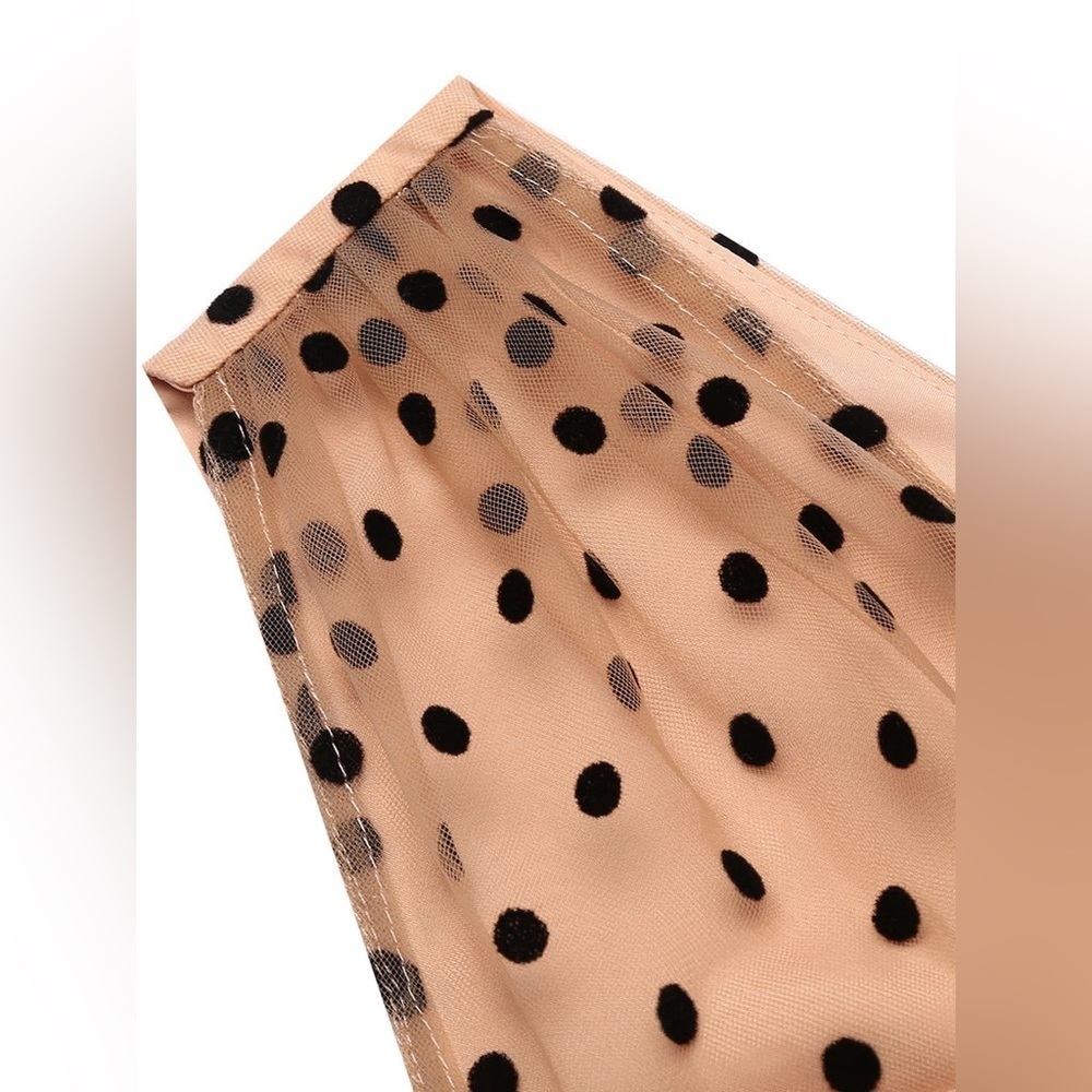 ✨NEW✨-RETRO POLKA DOT WIDE LEG BELTED JUMPSUIT - Picture 8 of 12